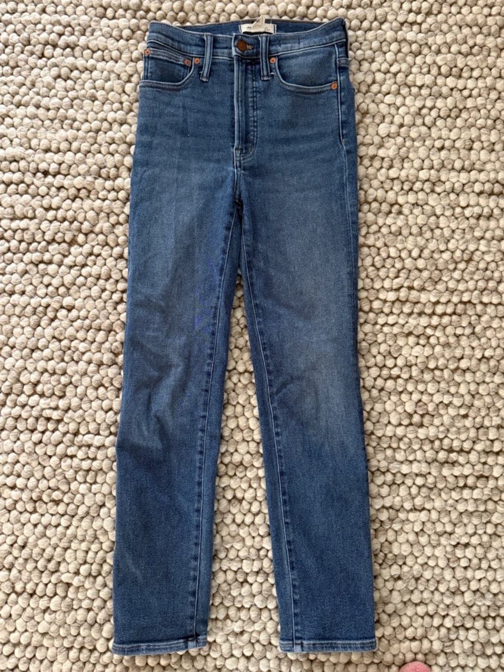 Madewell Perfect Vintage Jeans straight leg Maplewood wash
